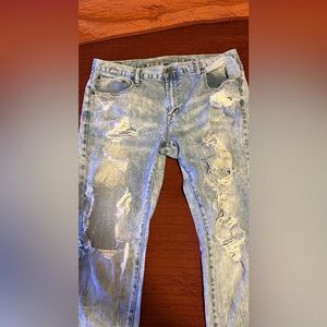 Mens AE distressed jeans